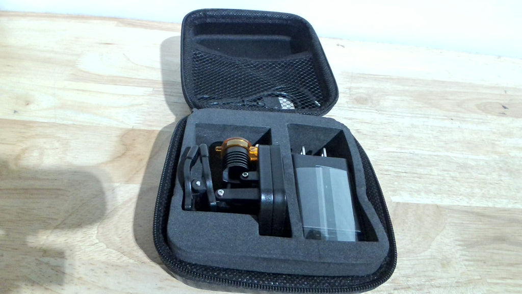Lámpara LED ALKITA de 3 W para faro delantero, tipo clip con filtro para lupa binocular, clip de metal negro.