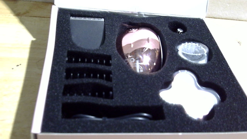 Afeitadora eléctrica para mujer, 5 en 1, recargable, para el cuerpo, resistente al agua, para uso en seco y húmedo, recortadora para rostro, axilas, zona del bikini, labios, brazos y piernas.
