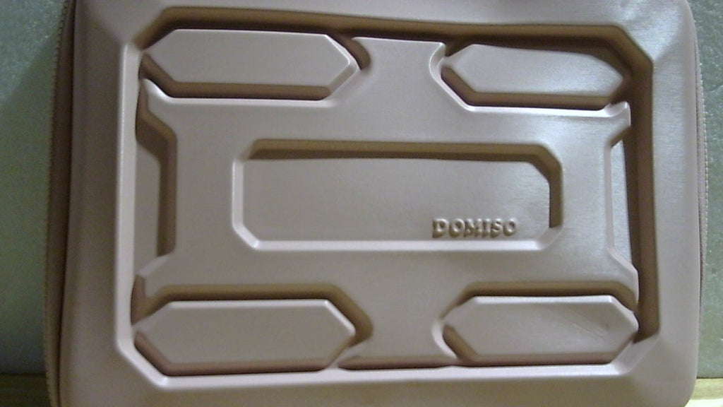PRESENTA ALGUNAS MARCAS-Funda rígida para portátil DOMISO de 14-14,4 pulgadas, impermeable y resistente a los golpes, con asa y bolsillo de almacenamiento, compatible con MacBook, HP, Dell, color rosa.