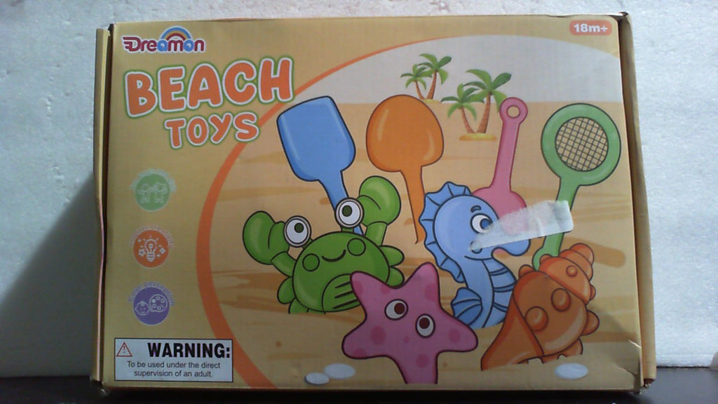 Juguetes de playa Dreamon para niños de 3 a 10 años, juguetes de arena plegables que incluyen 3 cubos plegables con bolsa de malla, 24 moldes de playa y palas, juguetes de playa tipo arenero de viaje para niños pequeños