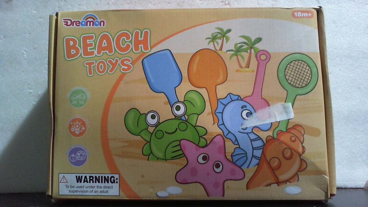 Juguetes de playa Dreamon para niños de 3 a 10 años, juguetes de arena plegables que incluyen 3 cubos plegables con bolsa de malla, 24 moldes de playa y palas, juguetes de playa tipo arenero de viaje para niños pequeños