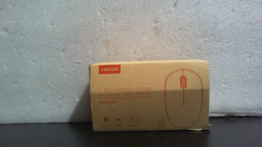 Ratón inalámbrico seenda, ratón silencioso de 2,4 GHz con receptor USB, ratón portátil para ordenador, tableta y portátil con sistema Windows (verde oliva).