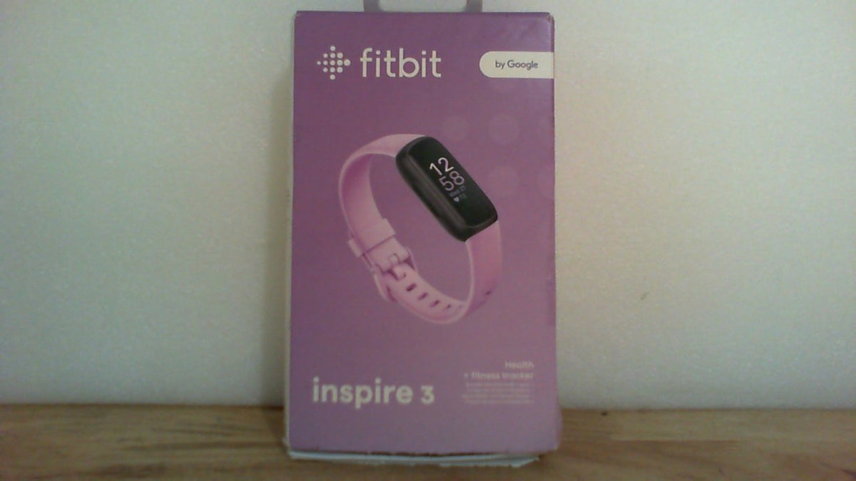 Monitor de salud y actividad física Fitbit Inspire 3 con gestión del estrés, intensidad del entrenamiento, seguimiento del sueño y monitorización continua de la frecuencia cardíaca (24/7) - Incluye suscripción premium de Google Health por 3 - Lila/Negro
