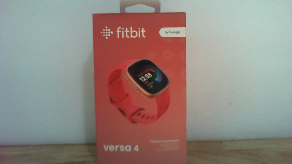 Reloj inteligente Fitbit Versa 4 con función de preparación diaria - Incluye suscripción premium de Google Health por 3 meses - GPS, monitorización continua de la frecuencia cardíaca, más de 40 modos de ejercicio - Color: Rosa arena/Rosa cobre