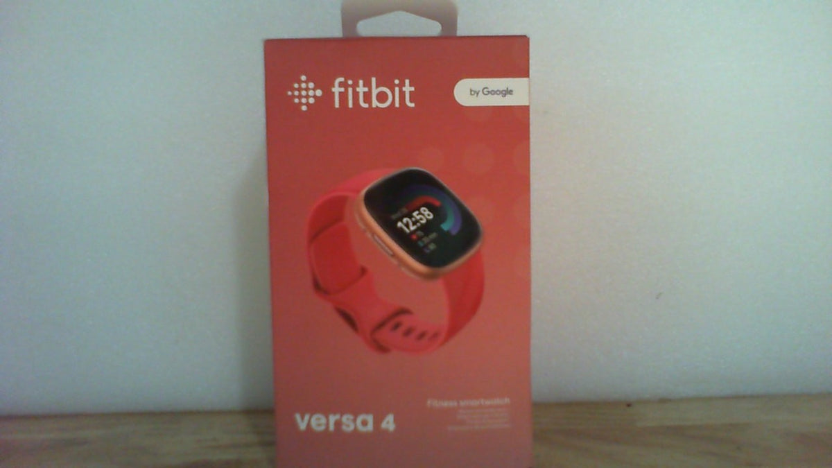 Reloj inteligente Fitbit Versa 4 con función de preparación diaria - Incluye suscripción premium de Google Health por 3 meses - GPS, monitorización continua de la frecuencia cardíaca, más de 40 modos de ejercicio - Color: Rosa arena/Rosa cobre