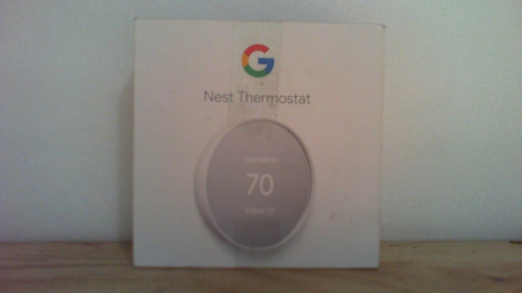 Termostato Google Nest - Termostato inteligente para el hogar - Termostato wifi programable - Nieve