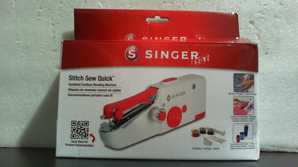 Máquina de coser portátil SINGER Stitch Sew Quick - Máquina de un solo hilo para reparaciones rápidas