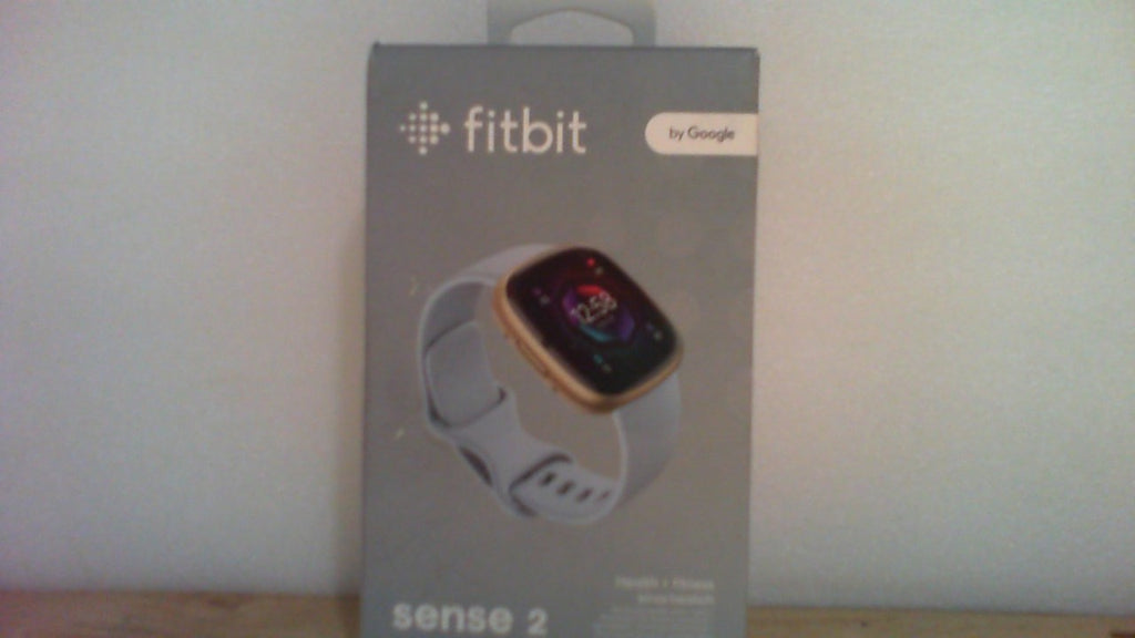 Reloj inteligente Fitbit Sense 2 Advanced para la salud y el fitness con herramientas para el estrés y el sueño - Incluye 3 meses de suscripción a Google Health Premium - Aplicación de ECG, SpO2 - Azul niebla/Oro pálido