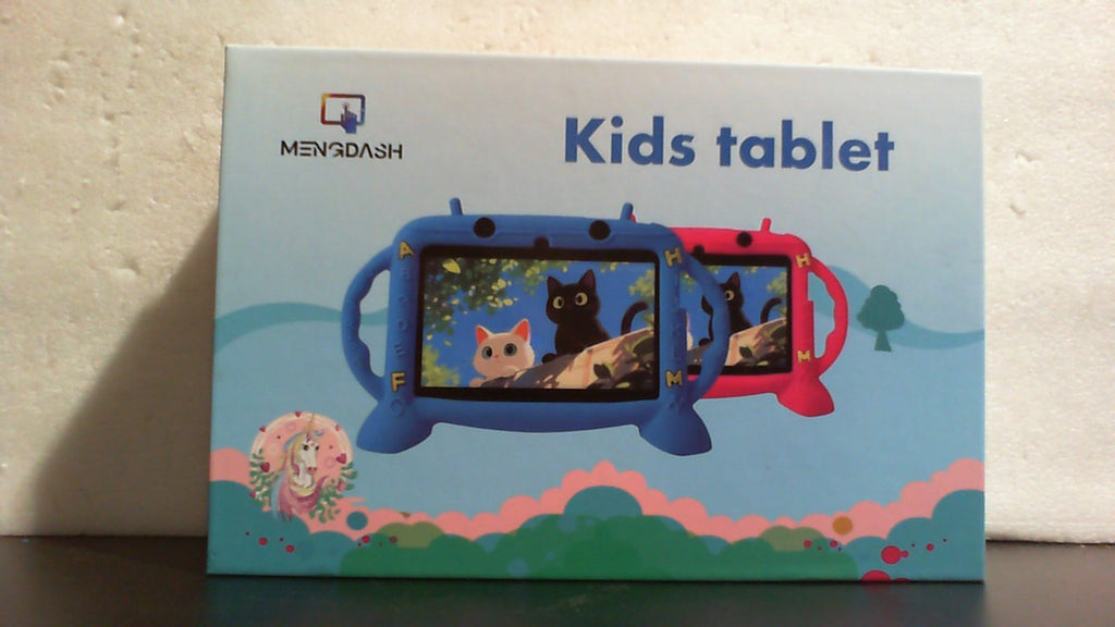 Tableta infantil MengDash de 7 pulgadas para niños de 3 a 10 años, tableta educativa para niños pequeños con Android 11, pantalla táctil, 3 GB de RAM + 32 GB de almacenamiento ROM, Google Play y YouTube (azul).