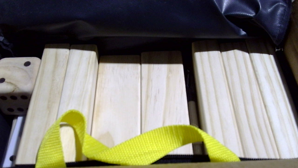Juegos de bloques de madera gigantes Aivalas, 57 bloques, torre grande para exteriores - Incluye bolsa de transporte y marcador, juegos de apilamiento de madera para el jardín que crecen de 60 cm a más de 128 cm para niños, adultos y familias.