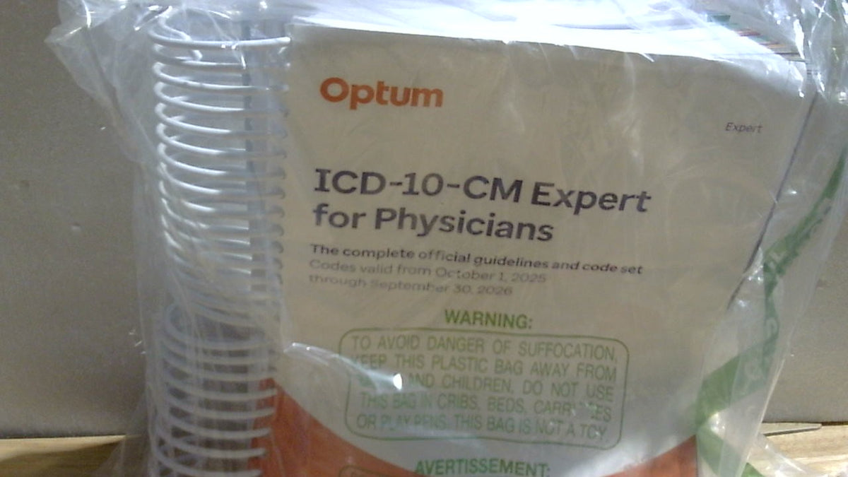 Guía para médicos sobre la clasificación ICD-10-CM 2026 (formato espiral)