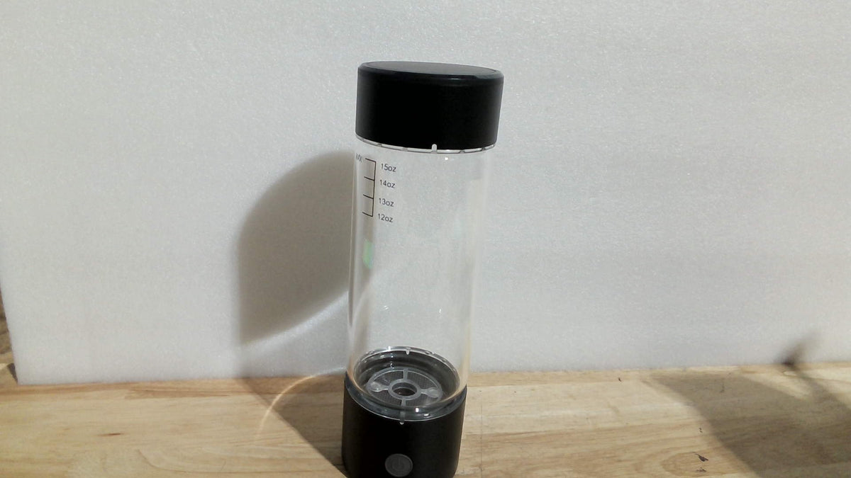 Botella de agua de hidrógeno mejorada, generador rápido de agua de hidrógeno de 3 minutos y 2200 PPB - Tecnología SPE PEM, máquina de agua de hidrógeno portátil de 14 oz, regalos para el cuidado de la salud para esposo, esposa, familia, amigos, viajes