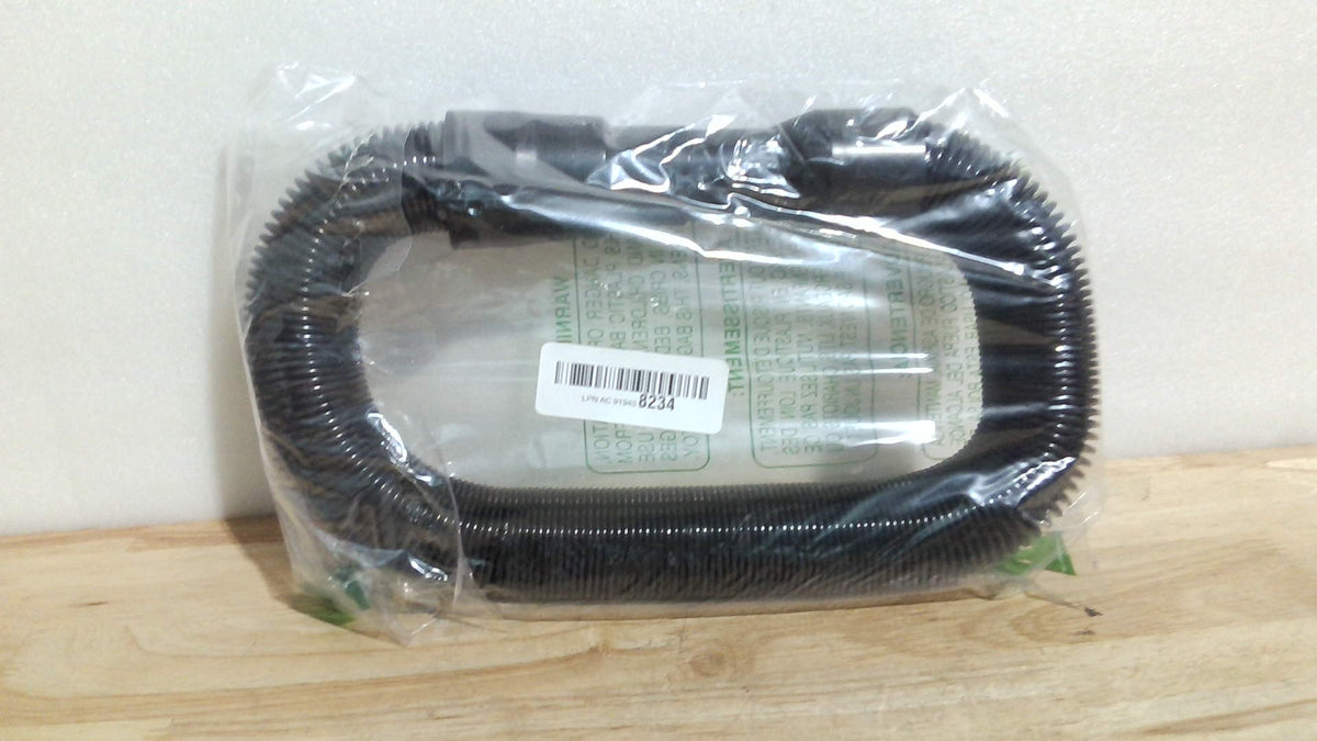 Manguera de aspiradora 14-37-0105 18V/28V para uso en seco y húmedo. Conjunto de manguera compatible con aspiradoras de 8V/28V para uso en seco y húmedo (modelos 0780-20, 0880-20 y 0970-20). Almacenamiento interno.
