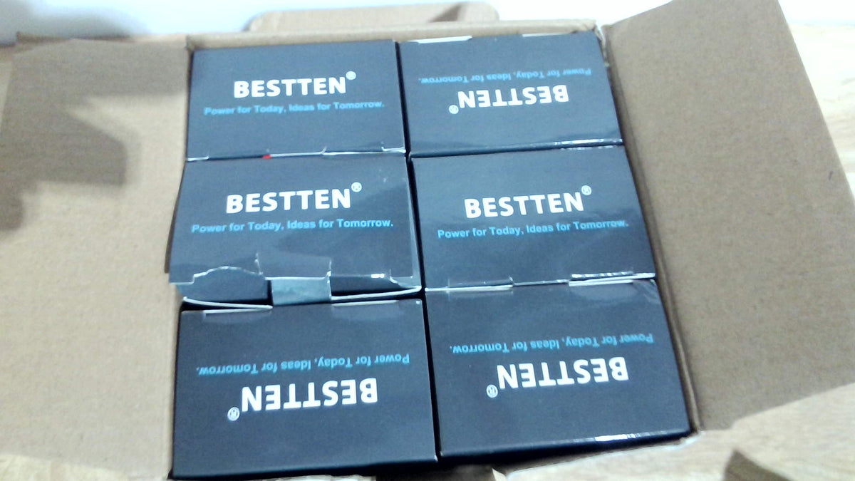 BESTTEN Paquete de 6 interruptores de luz con regulador de intensidad, interruptores LED con regulador de intensidad, unipolares o de 3 vías, para bombillas LED, halógenas e incandescentes regulables, 120 V, placa de pared incluida, color blanco