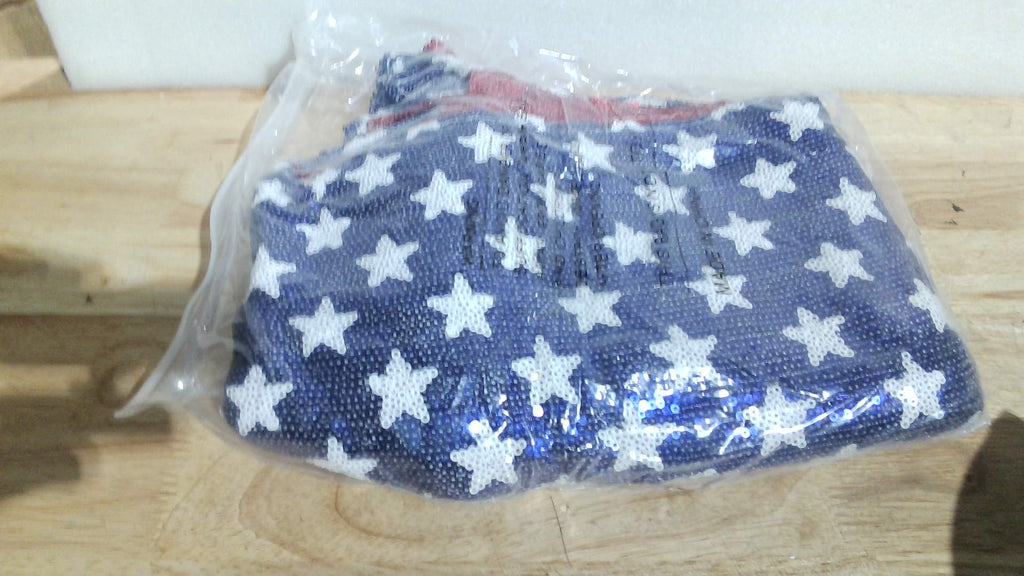Fanfanwin 3 piezas de caminos de mesa patrióticos con lentejuelas para el 4 de julio, 30 x 183 cm, con estrellas rojas, blancas y azules brillantes, bandera estadounidense, para el Día de los Caídos, 250 aniversario y decoración del comedor del hogar.