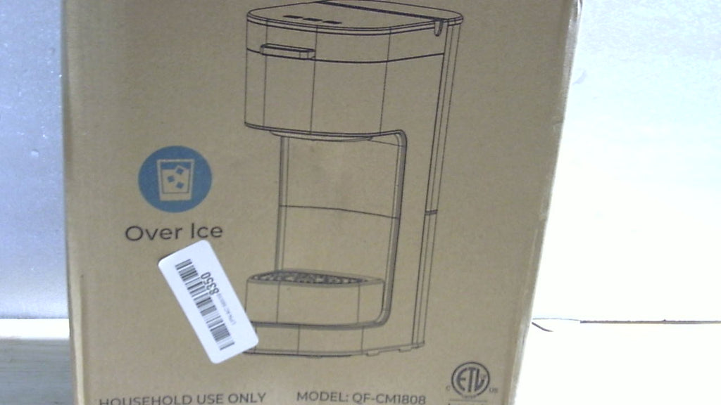 USADO-Cafetera individual CHULUX SoloBrew, para cápsulas K-Cup y café molido, 3 tamaños de preparación con botón de intensidad alta y función para preparar sobre hielo, depósito extraíble de 414 ml, ideal para el hogar