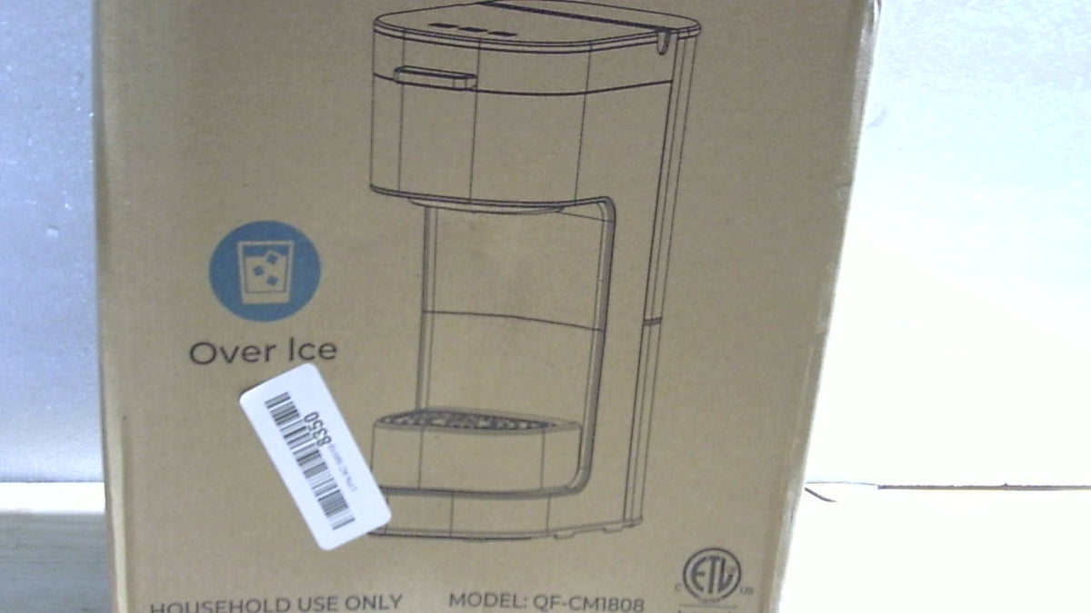 USADO-Cafetera individual CHULUX SoloBrew, para cápsulas K-Cup y café molido, 3 tamaños de preparación con botón de intensidad alta y función para preparar sobre hielo, depósito extraíble de 414 ml, ideal para el hogar