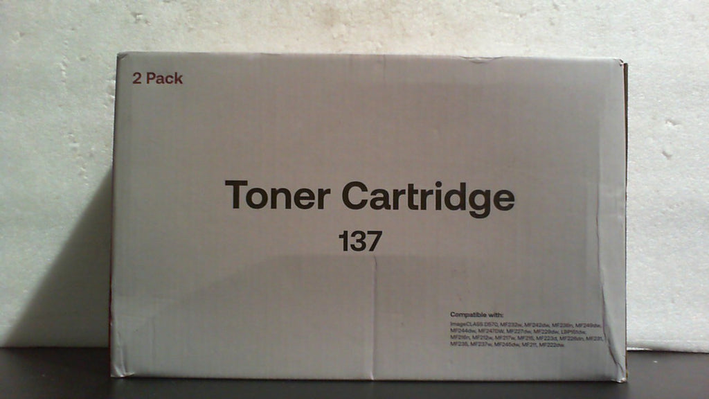 Cartucho de tóner negro compatible AOLIBE 137, reemplazo para cartucho de tóner Canon 137, compatible con impresoras MF232w, MF242dw, MF212w, MF216n, MF217w, MF244dw, MF247dw, MF249dw, MF227dw, paquete de 2