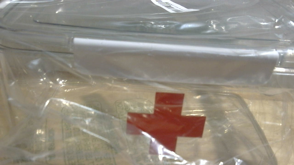 HTYSIQI Caja grande vacía para botiquín de primeros auxilios para mascotas, caja de primeros auxilios, organizador de estuche acrílico vacío para botiquín de medicamentos (blanco)