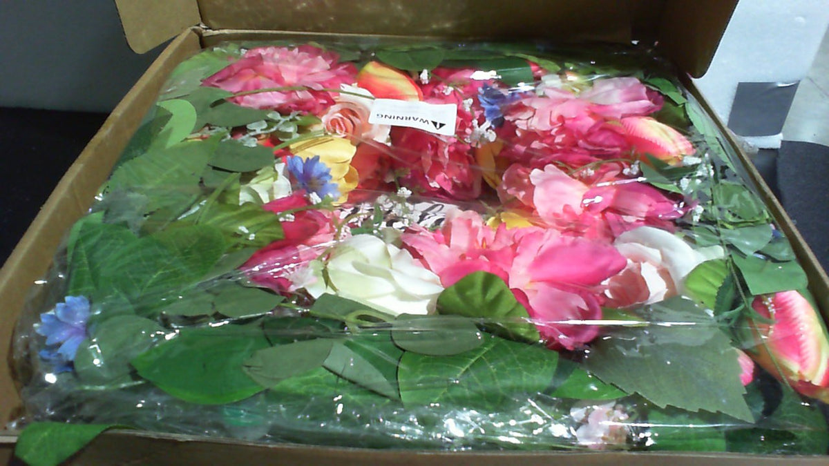 Corona de primavera para puerta principal de 60 cm, corona grande de primavera/verano con flores artificiales de peonía, tulipán y rosa, corona floral con letrero de bienvenida de madera para decoración de interiores y exteriores.