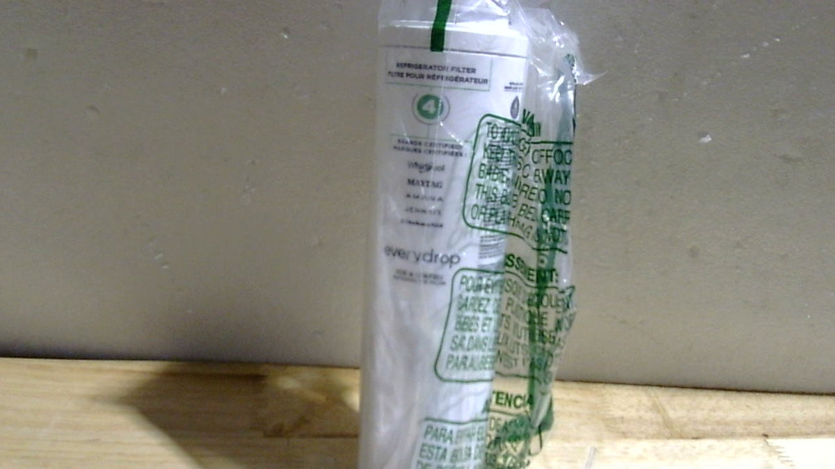 everydrop® de Whirlpool, filtro para refrigerador de hielo y agua, modelo 4, EDR4RXD1, paquete individual.