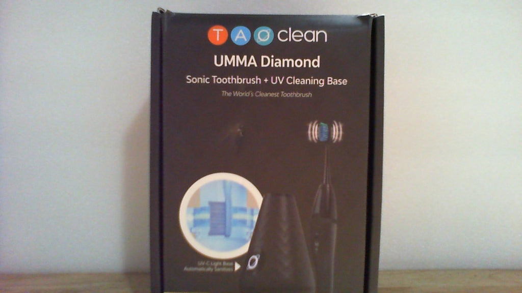 Cepillo de dientes sónico esterilizador UV Tao Clean y estación de limpieza, cepillo de dientes eléctrico, doble velocidad, negro