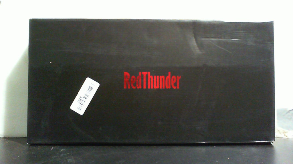 Combo de teclado y ratón inalámbricos para juegos RedThunder K10 Pro, retroiluminación RGB, batería recargable de 3800 mAh, teclado con sensación mecánica y tecnología anti-ghosting + ratón 7D de 3200 DPI para jugadores de PC (blanco y gris).