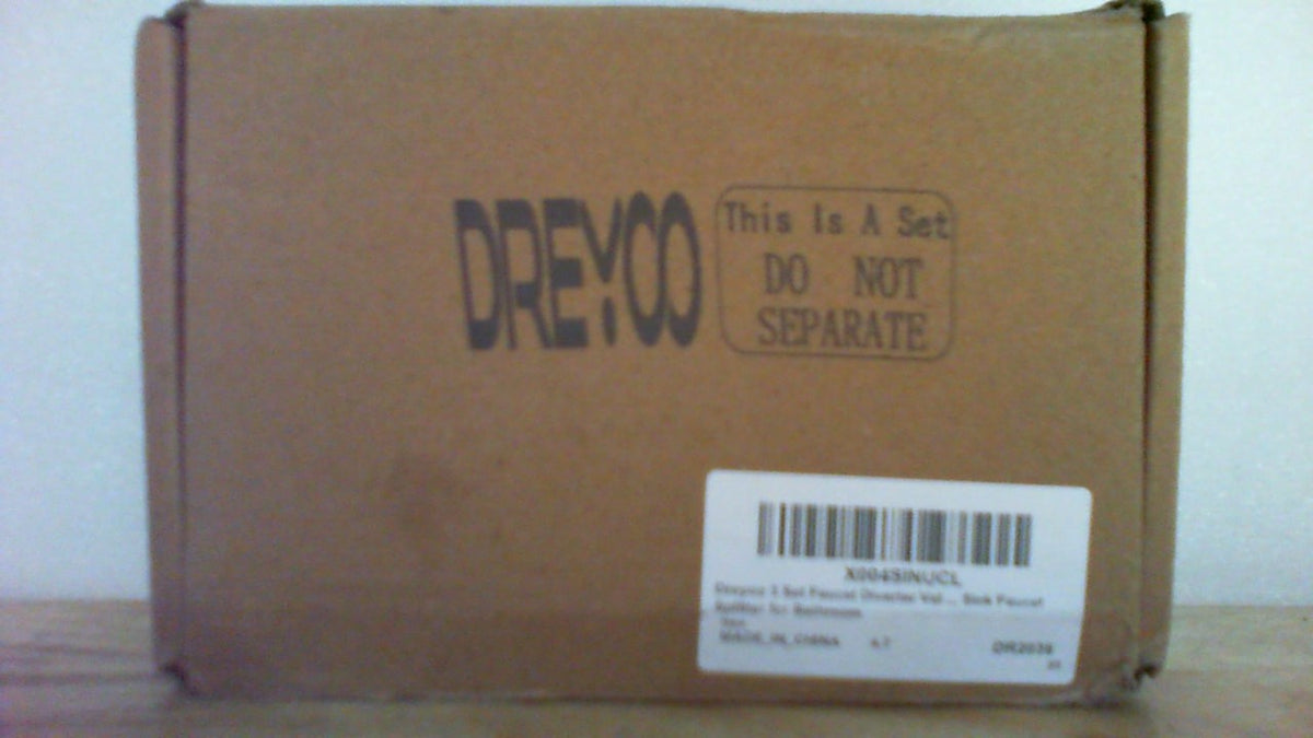 Juego de 3 válvulas desviadoras para grifo Dreyoo con aireador, incluye adaptadores de manguera de 55/64'', 15/16'' y G1/2'', cada una de las tres válvulas desviadoras de 3 vías para grifo de mano, divisor de grifo para fregadero de jardín y baño.