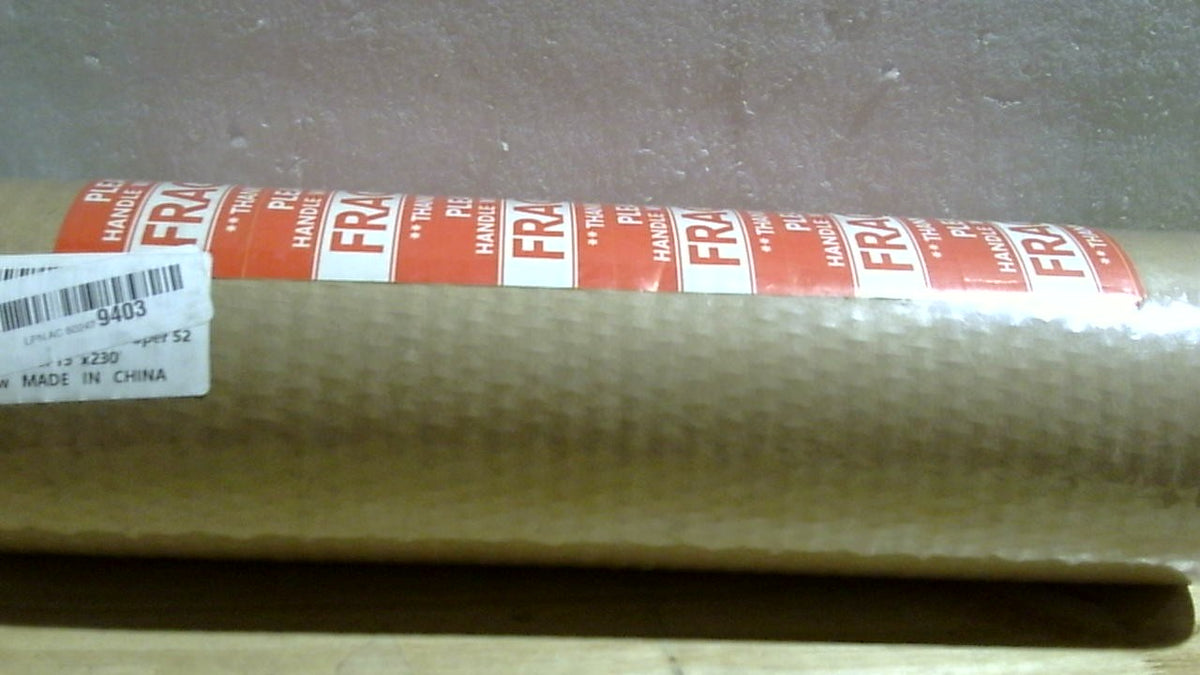 Papel de embalaje tipo panal, MINHAO 15"x230' Papel de embalaje ecológico para mudanzas Papel de nido de abeja reciclable Suministros para mudanzas Rollo de papel de burbujas protector, con 36 etiquetas adhesivas de Frágil