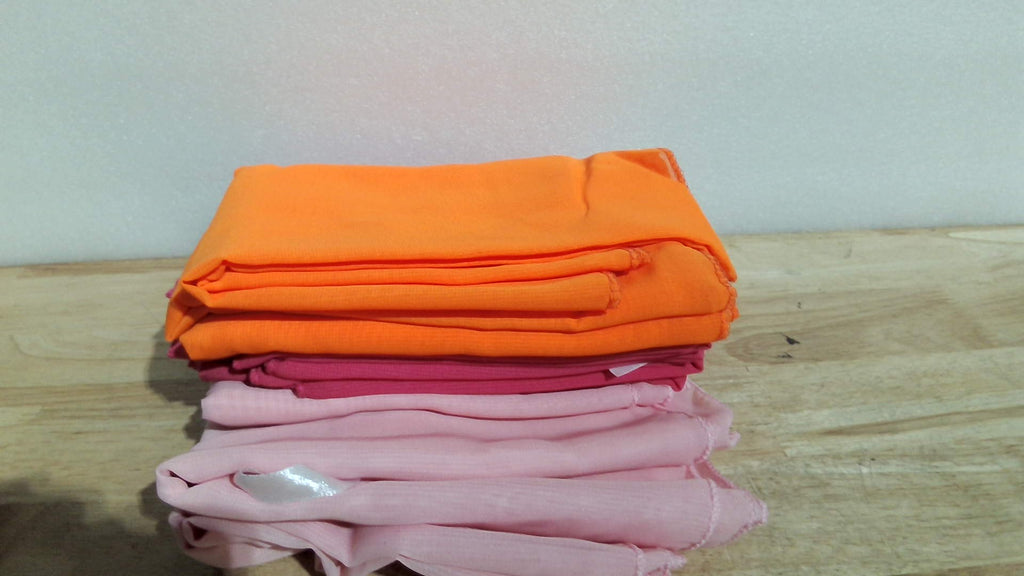 Boao 6 piezas de manteles para fiestas en rojo, rosa y naranja, 3 metros, tela rústica transparente estilo boho, decoraciones para fiestas al atardecer, bodas, cumpleaños, baby showers, despedidas de soltera, graduaciones, amaneceres y atardeceres.