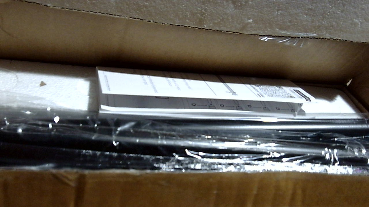 Barras para cortinas YaFex de 81-366 cm, resistentes, ajustables, de 2,5 cm, para ventanas, negras, extralargas, diseño moderno, fácil instalación.