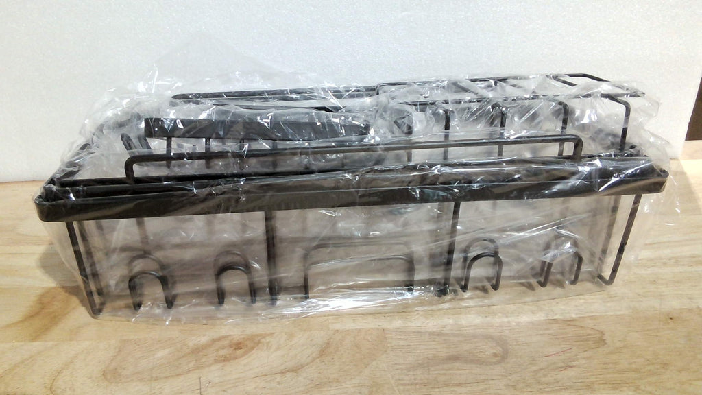 juego de repisas organizadoras metálicas para ducha (shower caddies)