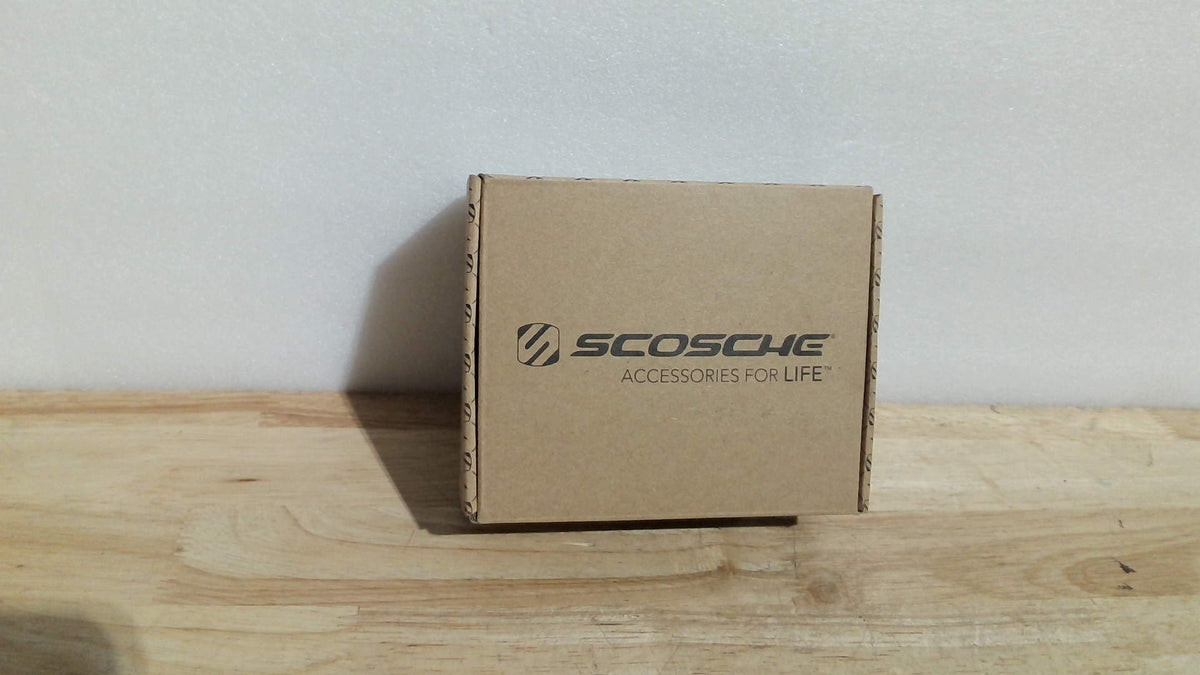 Soporte universal para teléfono móvil Scosche de 12 V para coche con cargador USB, soporte para teléfono con adaptador para encendedor de cigarrillos para enchufe de 12 V, brazo flexible, soporte ajustable para teléfonos móviles iPhone y Android.