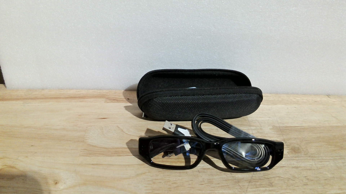 Gafas espía Limiete Y2K Gafas con cámara oculta HD 1080p / No requiere WiFi / Tarjeta Micro SD de 32 GB incluida / Montura ultraligera de 38 g / Grabación de 95 minutos / Lector USB 2 en 1 Plug-and-Play / Manual en inglés