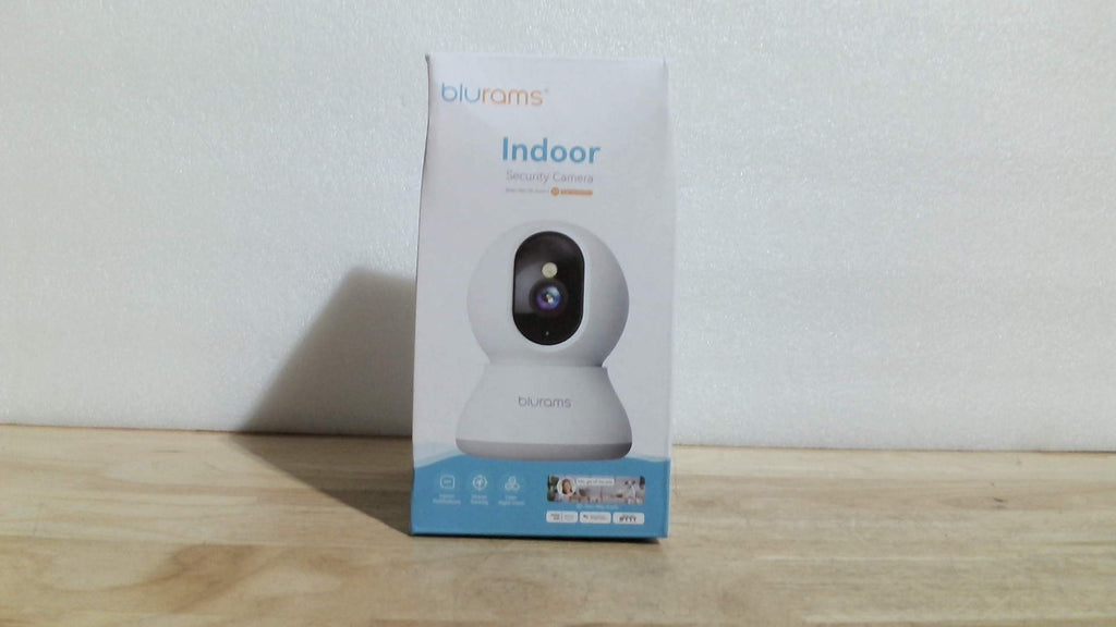 Cámara de seguridad 2K, cámara para bebés y perros blurams de 360 grados para seguridad en el hogar con seguimiento de movimiento inteligente, aplicación para teléfono, visión nocturna infrarroja, sirena, compatible con Alexa, Google Assistant e IFTTT