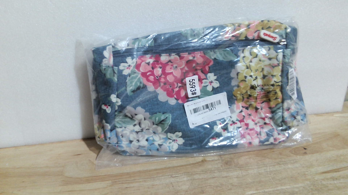 Bolso bandolera Wafybsre para mujer, bolso de mensajero de nailon con múltiples bolsillos, bolso de hombro ligero para viajes (ramo azul)