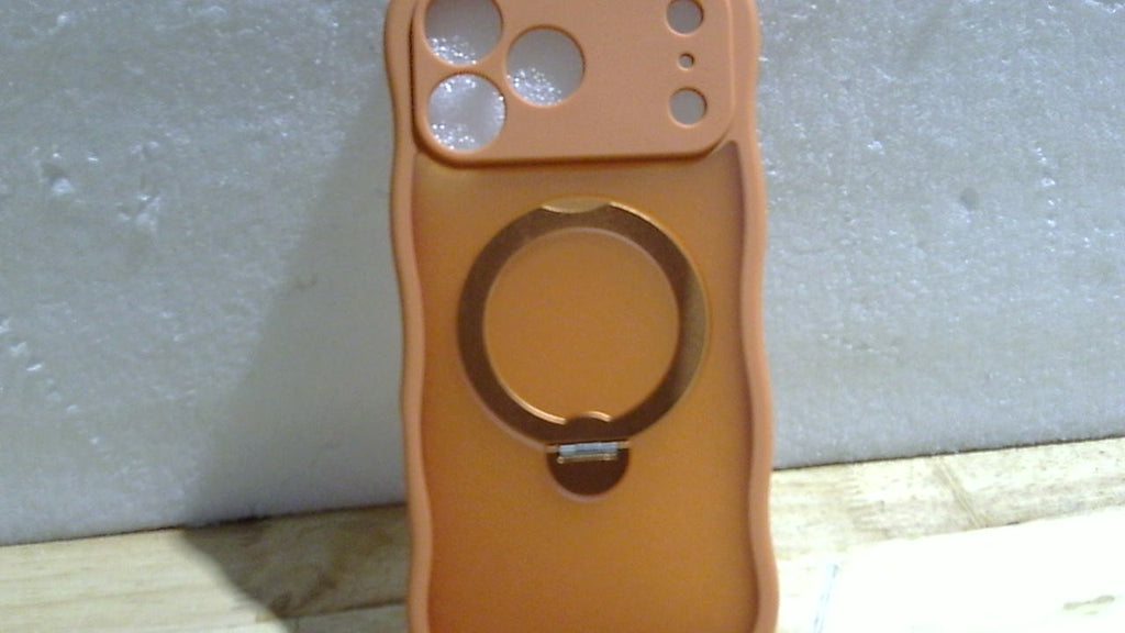 Funda magnética Miracase para iPhone 17 Pro Max, compatible con MagSafe, cubierta de silicona integrada para el control de la cámara, funda protectora a prueba de golpes de 3,0 mm de grosor para iPhone 17 Pro Max, color naranja.