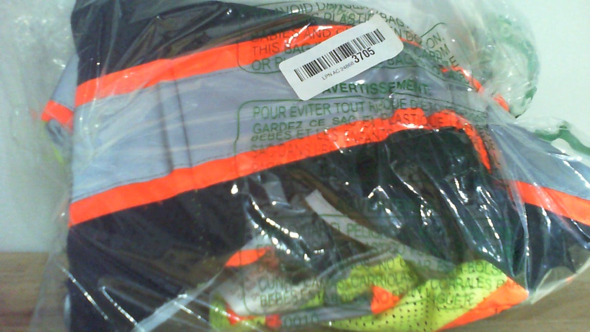 Chaleco de seguridad JKSafety de 9 bolsillos, alta visibilidad, cremallera frontal bicolor, malla ligera | Ribete de color naranja | Normas ANSI/ISEA (100-Amarillo-Negro, XL)