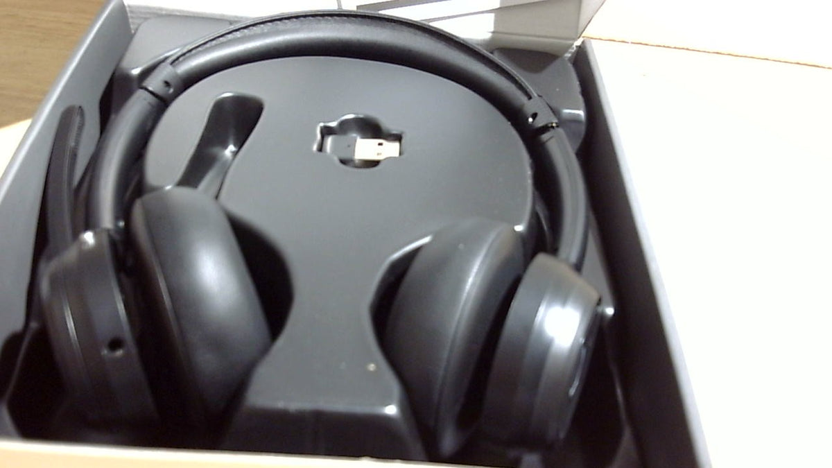 Auriculares inalámbricos Gixxted (versión mejorada 2026) con micrófono para el trabajo, auriculares Bluetooth con micrófono con cancelación de ruido, auriculares inalámbricos con micrófono, dongle USB y función de silencio, aptos para ordenador/PC/equipos