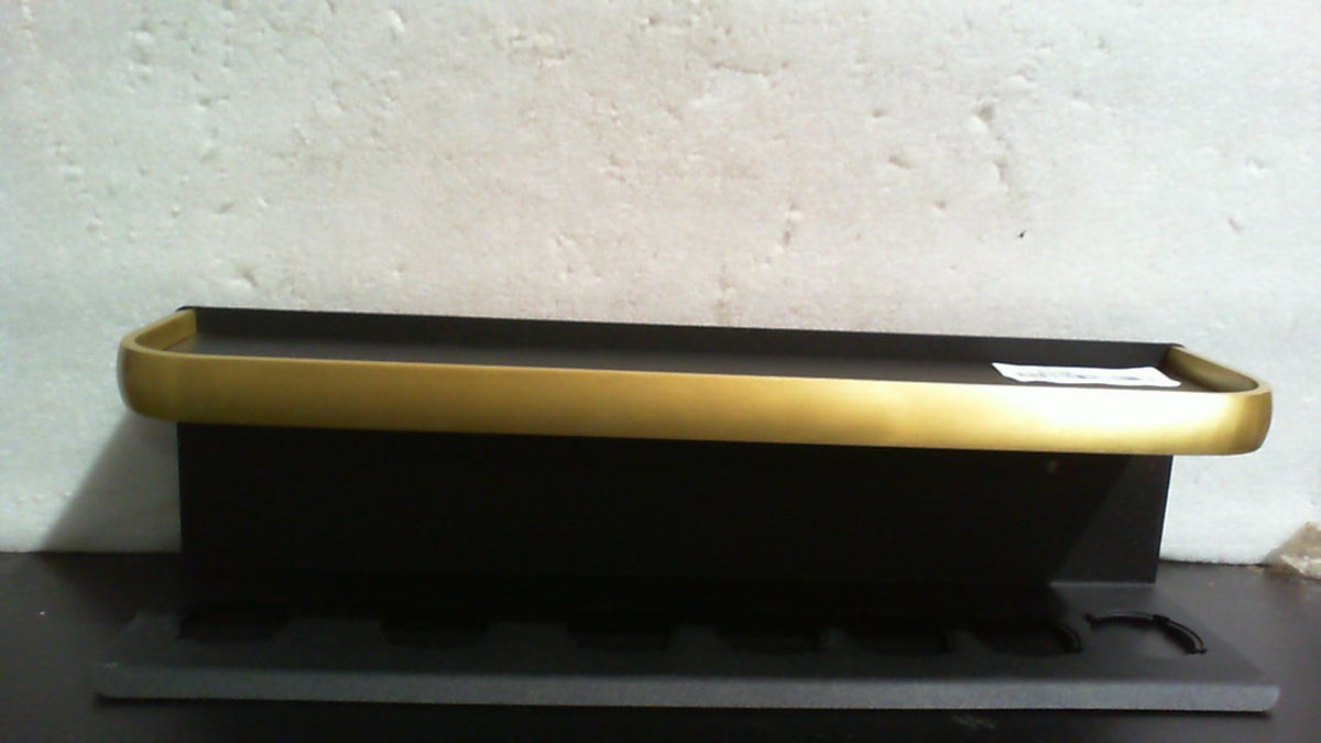 Soporte de almacenamiento Yimerlen Airwrap compatible con rizador Dyson Airwrap, organizador de pared para el hogar (con peine), color dorado.