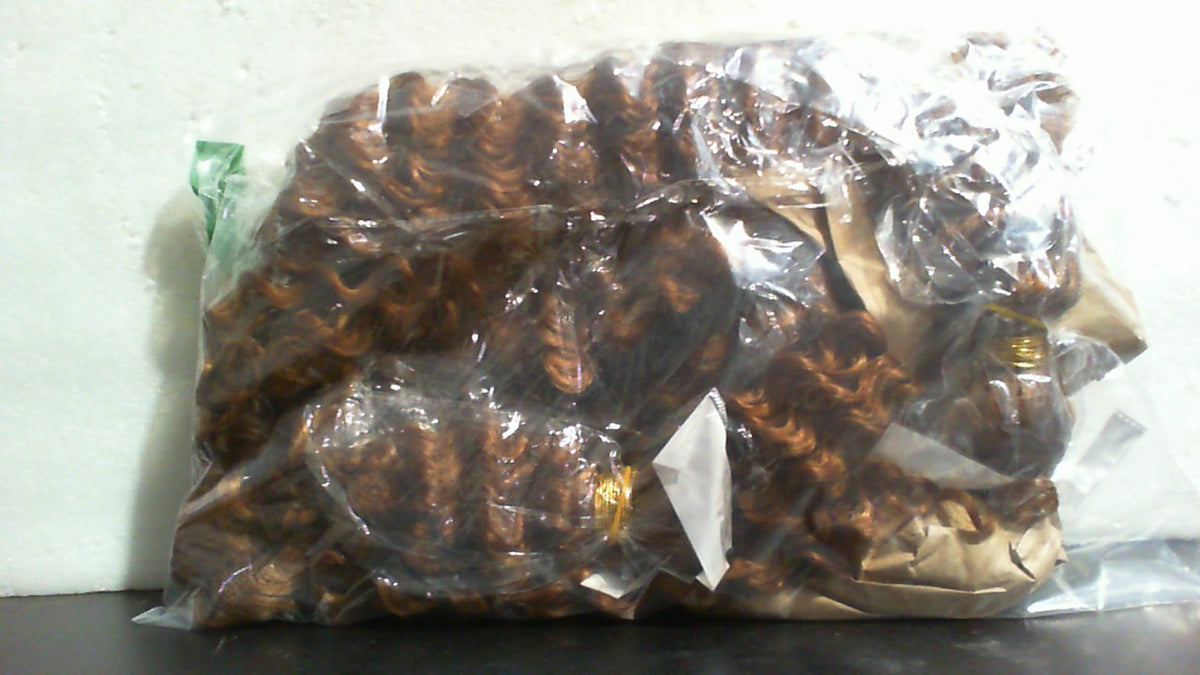 MLMYBAYEA #30 Paquetes de cabello humano ondulado profundo de 24, 26 y 28 pulgadas, color marrón claro, cabello virgen brasileño sin procesar para mujeres negras.