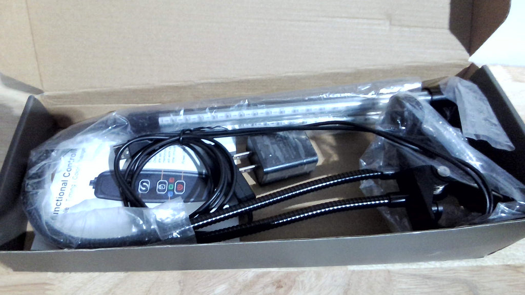 Lámpara de cultivo EWPJDK 6500K de espectro completo para plantas, 84 LED, con clip, para plantas de interior.