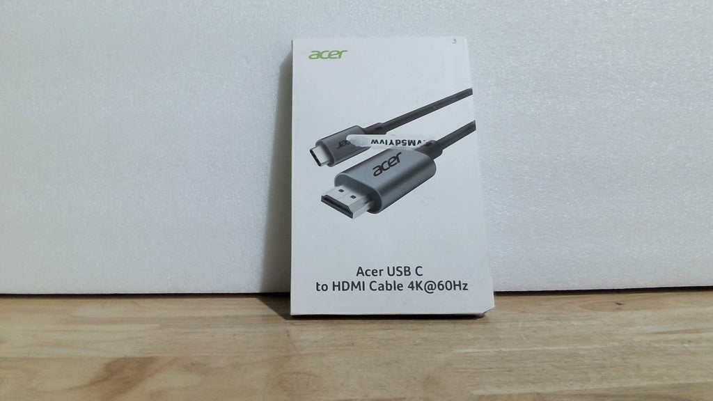 Cable Acer USB C a HDMI para oficina en casa, 2 metros (4K a 60 Hz), compatible con Thunderbolt 4/3, cable trenzado de alta velocidad tipo C a HDMI 2.0 para MacBook Neo, iPhone 17/16 Pro/Max, iPad Pro, Galaxy S25, Surface