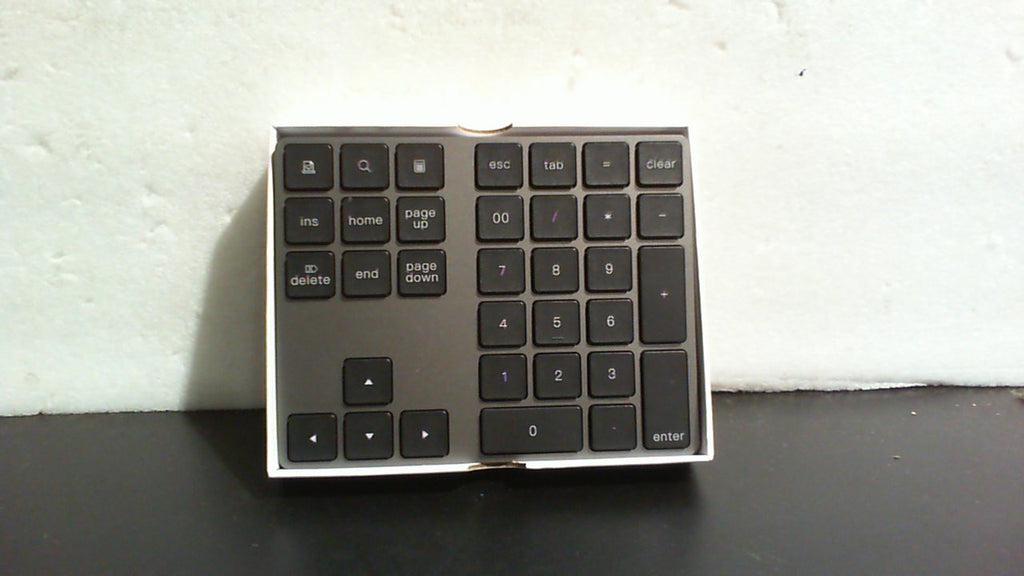 Teclado numérico Bluetooth JOYEKY, teclado numérico inalámbrico, teclado numérico externo recargable USB-C de 34 teclas, teclado para entrada de datos financieros para iMac, MacBook Air/Pro, PC de escritorio, portátil.