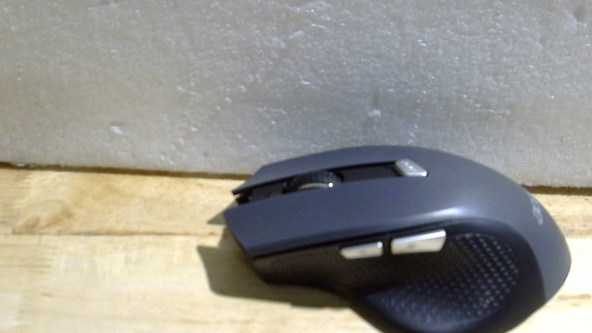 Ratón inalámbrico Acer para portátil, ratón de ordenador de 2, 4 GHz con 3 niveles de DPI ajustables, ratón USB inalámbrico para oficina con receptor USB-A, 6 botones, 1600 DPI, compatible con manos de tamaño mediano a grande, PC