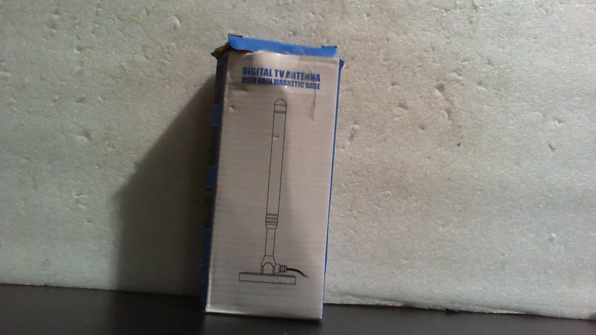 Antena de TV para Smart TV Antena de TV de interior para canales locales Antena digital para Smart TV de interior Fácil instalación Compatible con canales 4K y 1080p Base magnética potente Cables de 5 metros de largo (Azul mejorado)