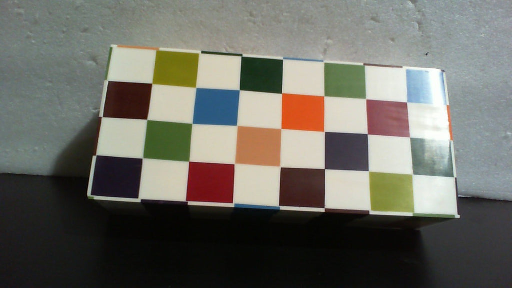 Caja de almacenamiento decorativa para el hogar de Handicrafts 10x4.5 Soporte para control remoto, organizador de joyas, caja decorativa moderna con tapa, acento de decoración para el hogar Boho Chic