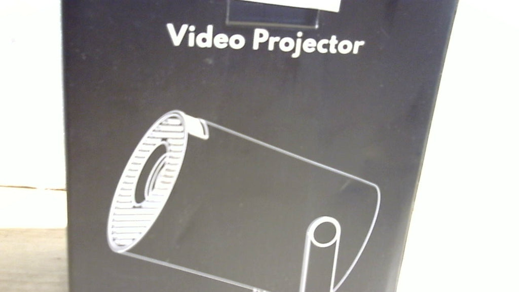 Miniproyector portátil con Wi-Fi y Bluetooth, aplicaciones integradas, compatible con 4K y 1080p, rotación de 180°, corrección trapezoidal automática, compatible con HDMI, USB, TV Stick, smartphones y portátiles.