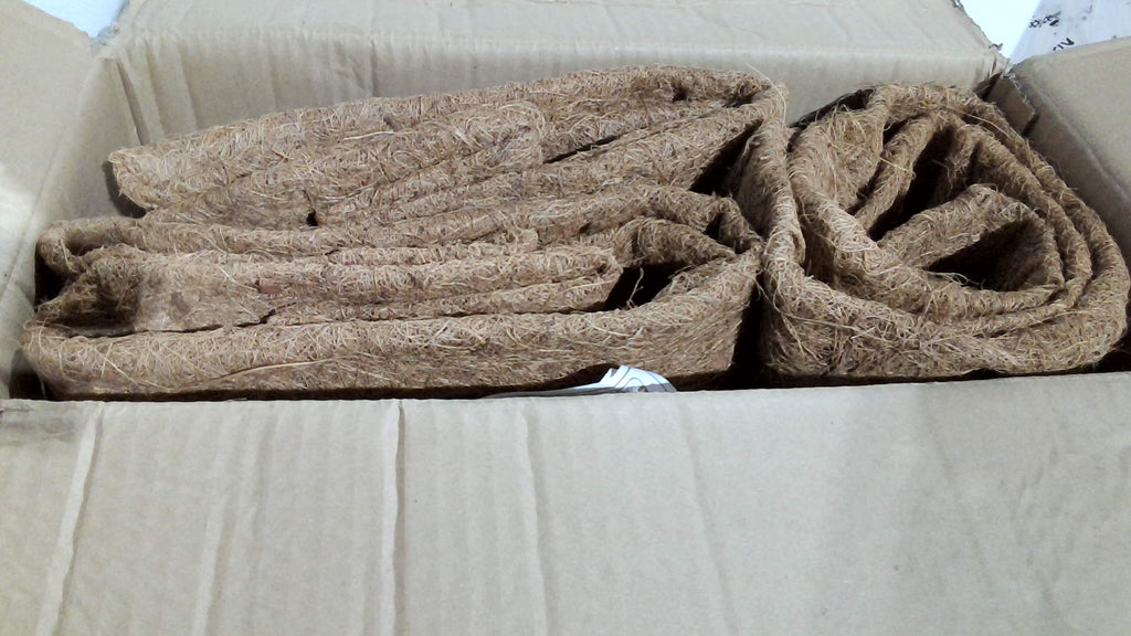 ZeeDix Paquete de 3 jardineras metálicas para barandillas, jardineras de 60 cm (24 pulgadas) para colgar sobre barandillas con revestimiento de fibra de coco, jardineras colgantes para vallas, terrazas, porches, balcones y patios exteriores #7508