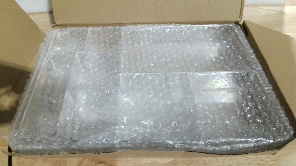 ZEXALOR Organizador de Cajon Transparente 8 Secciones | Bandeja Divisora Grande de Acrilico para Escritorio, Bano y Maquillaje | 13.7x8.7x2 Pulgadas